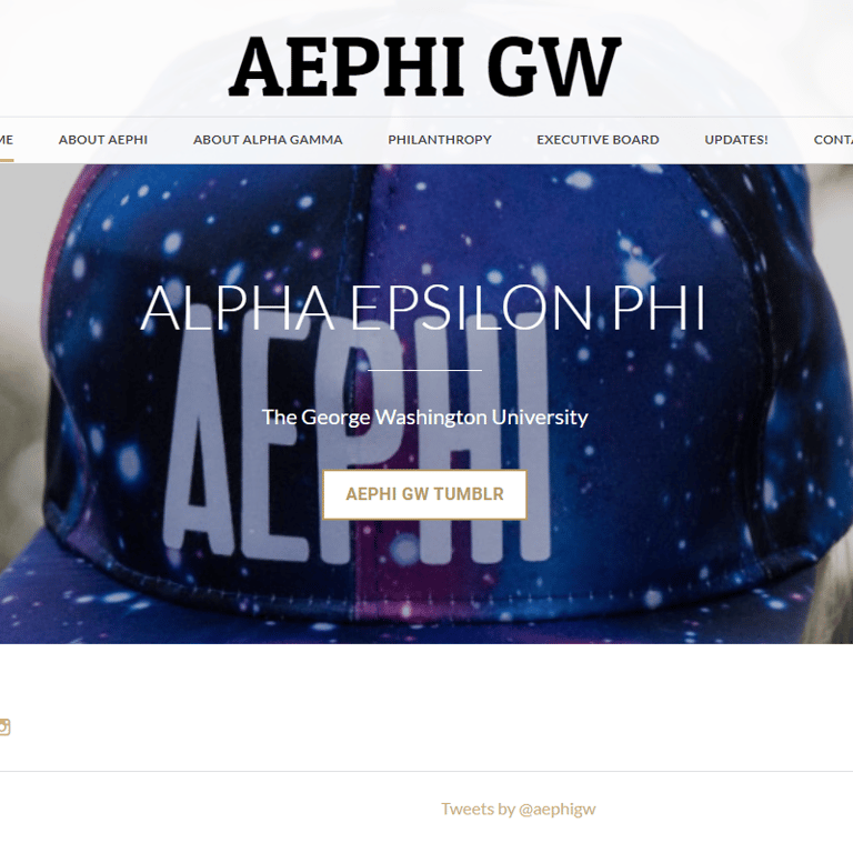 Alpha Epsilon Phi, Alpha Gamma Chapter - Women organization in Washington DC