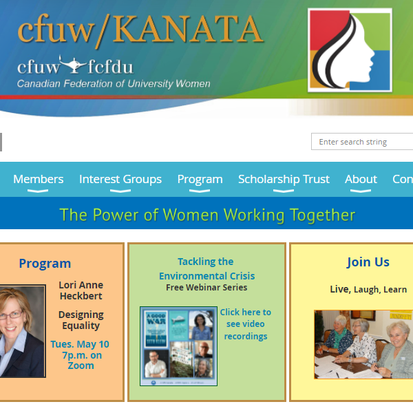 Female Organization Near Me - Canadian Federation of University Women Kanata