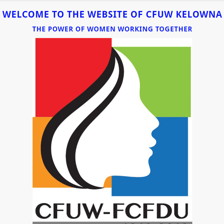 Female Organization Near Me - Canadian Federation of University Women Kelowna