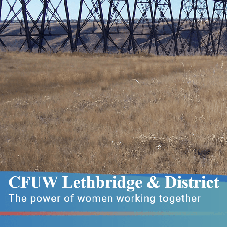 Canadian Federation of University Women Lethbridge & District - Women organization in Lethbridge AB