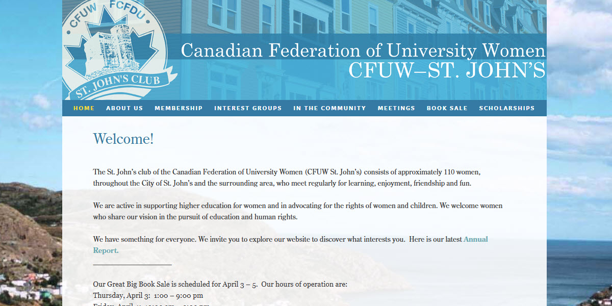Canadian Federation of University Women St. Johnâ€™s