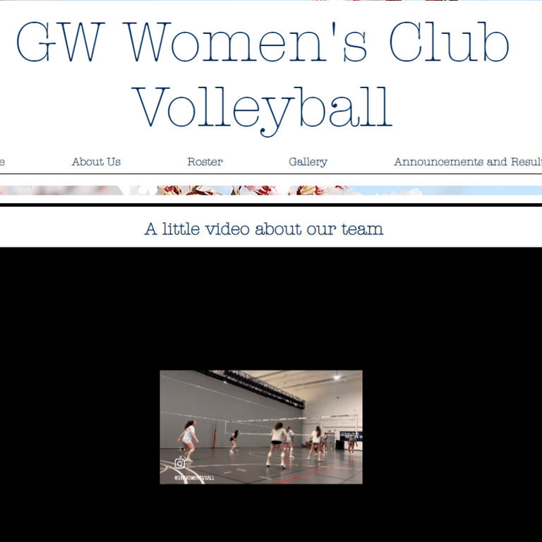 Female Organization Near Me - GW Women's Club Volleyball