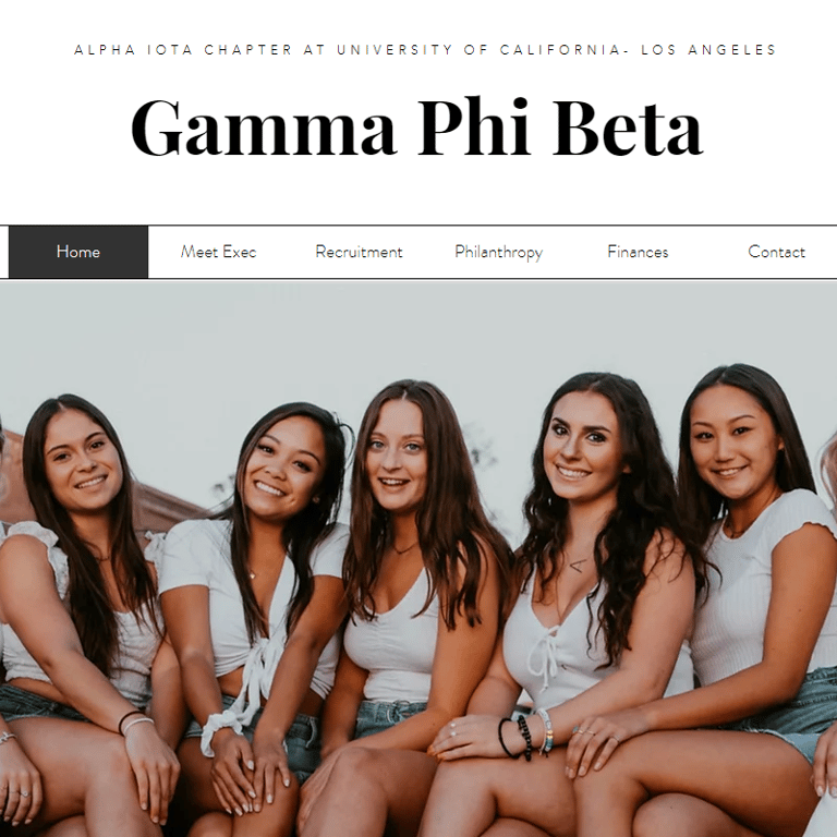 Female Organization Near Me - Gamma Phi Beta Sorority UCLA