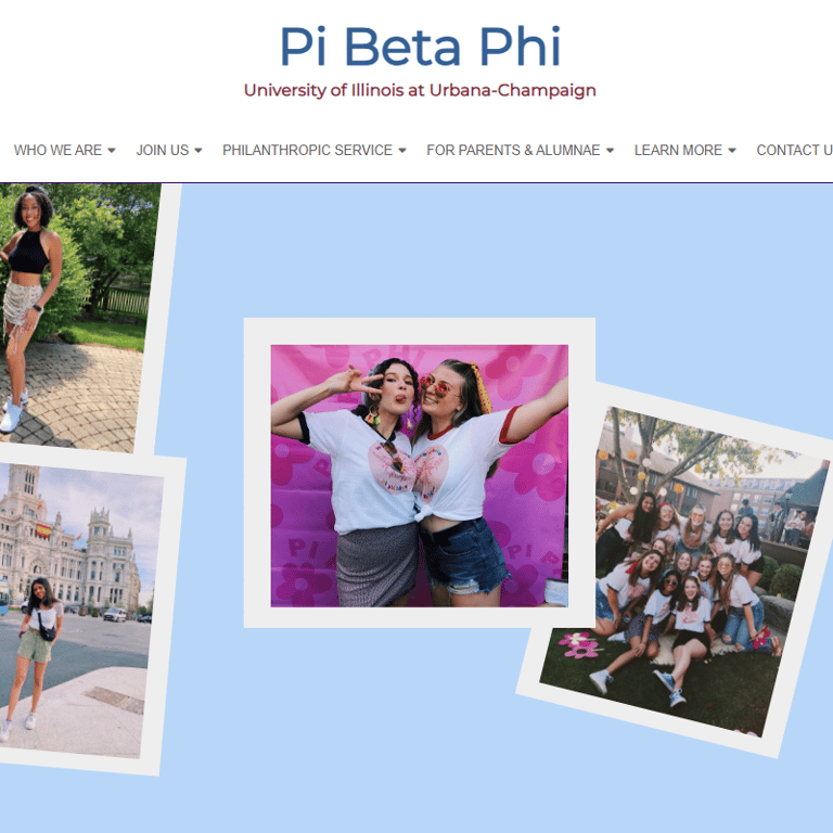 Pi Beta Phi Sorority, Illinois Zeta Chapter - Women organization in Champaign IL