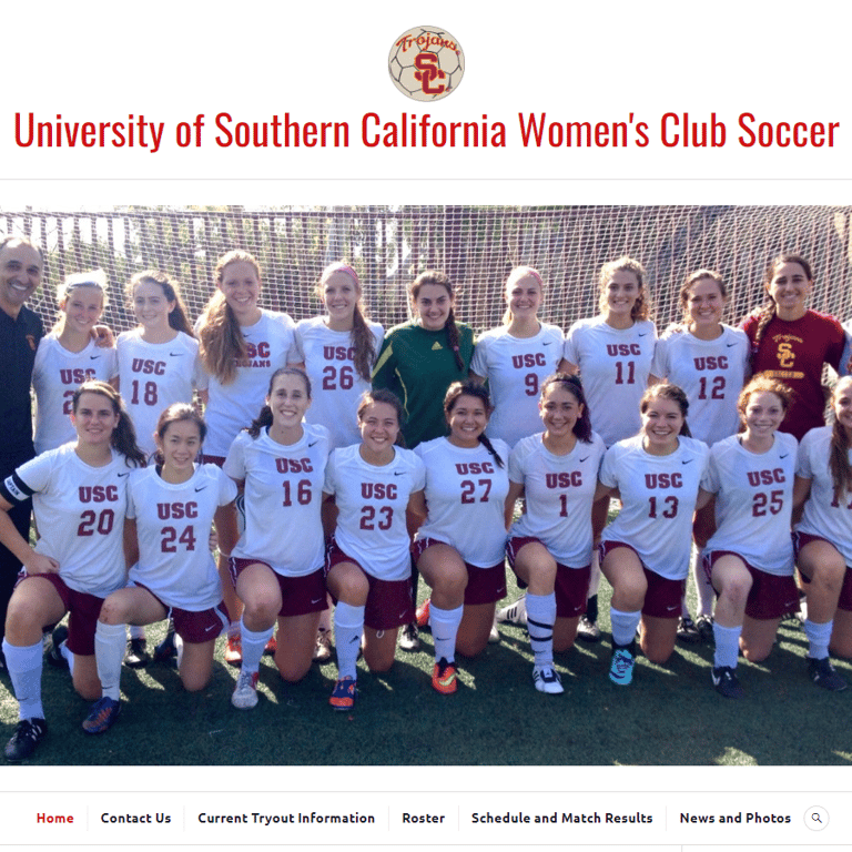 Women Nonprofits Near Me - USC Women's Club Soccer