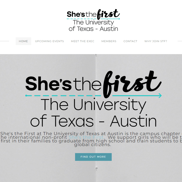 Female Organization Near Me - She's the First at the University of Texas at Austin