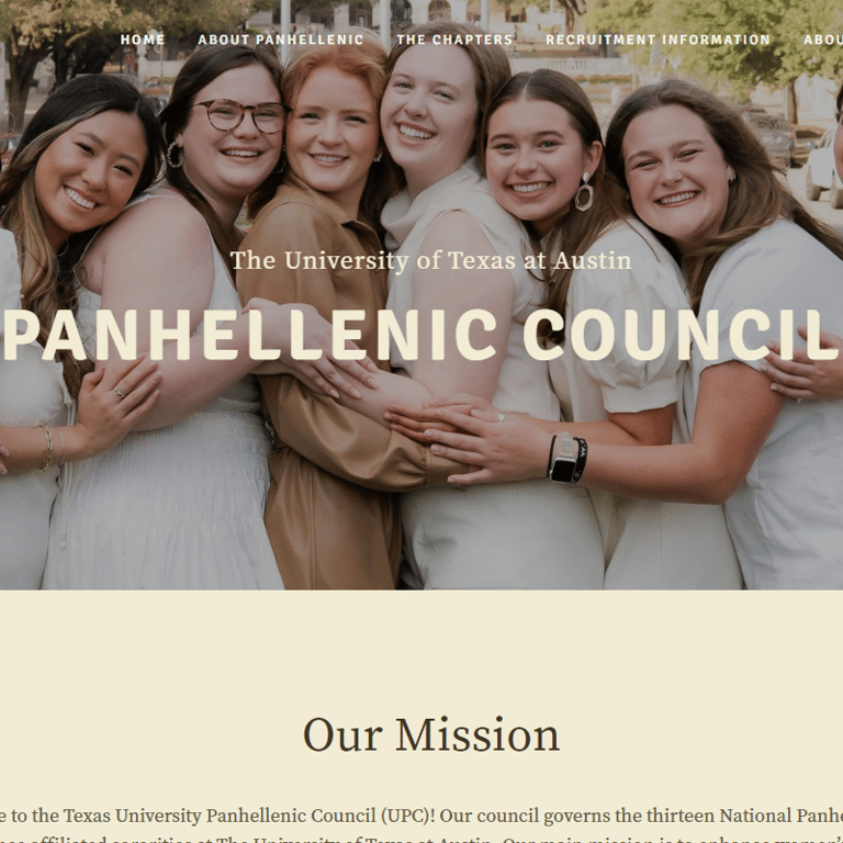 Female Organization Near Me - Texas Panhellenic Council