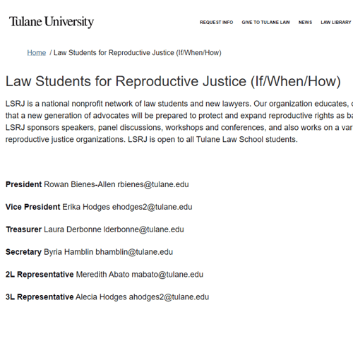 Woman Category Near Me - Tulane Law Students for Reproductive Justice