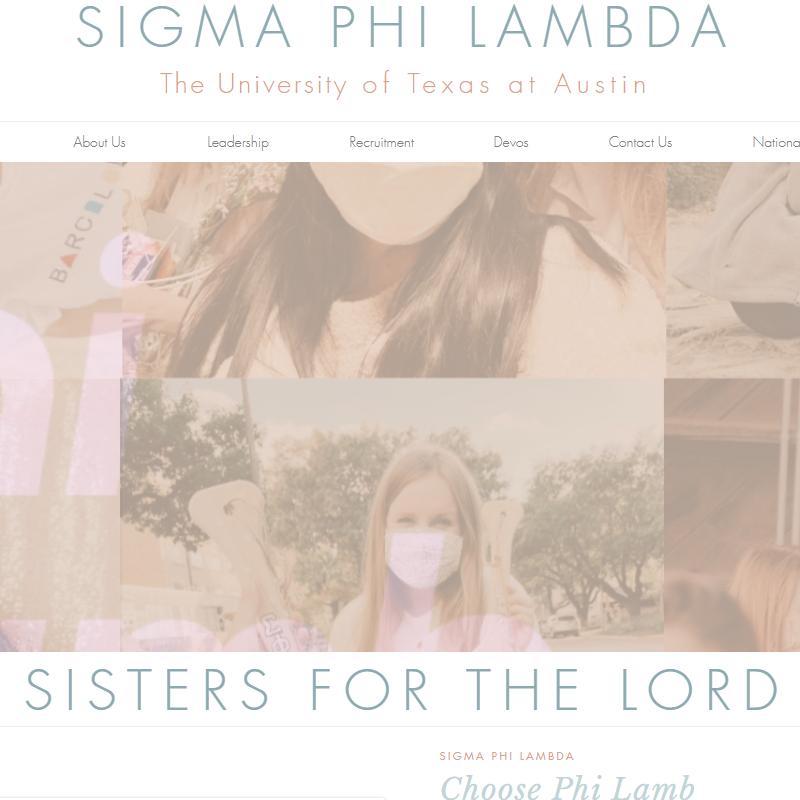 UT Austin Sigma Phi Lambda