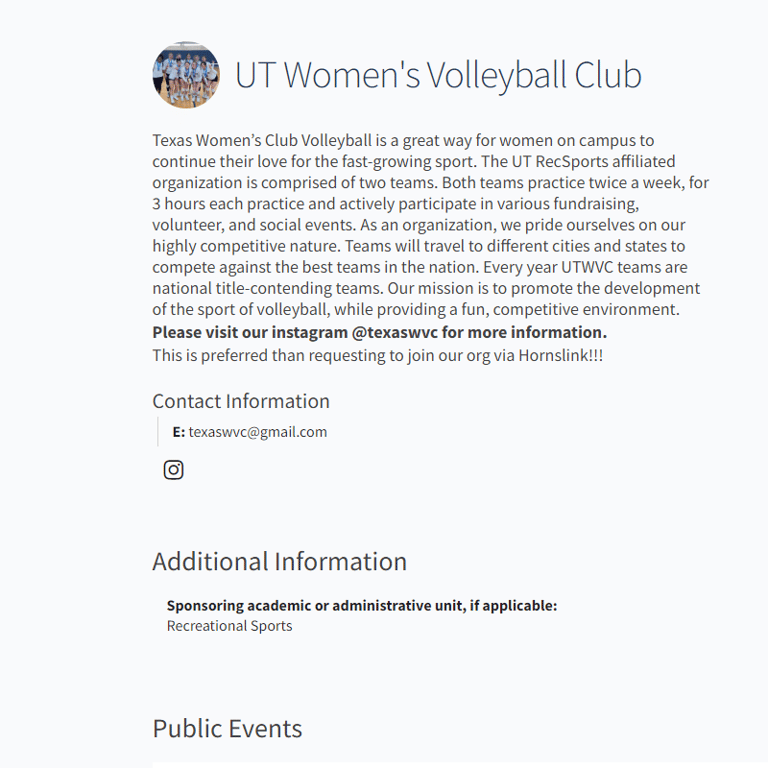 Female Organization Near Me - UT Women's Volleyball Club