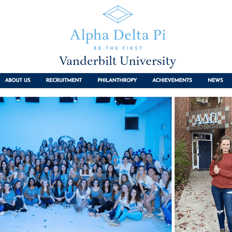Vanderbilt Alpha Delta Pi - Women organization in Nashville TN